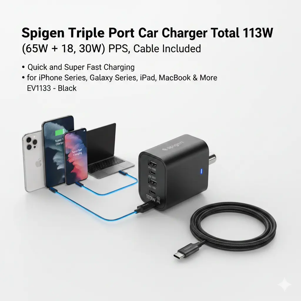 Spigen 65W GaN Fast Charger
