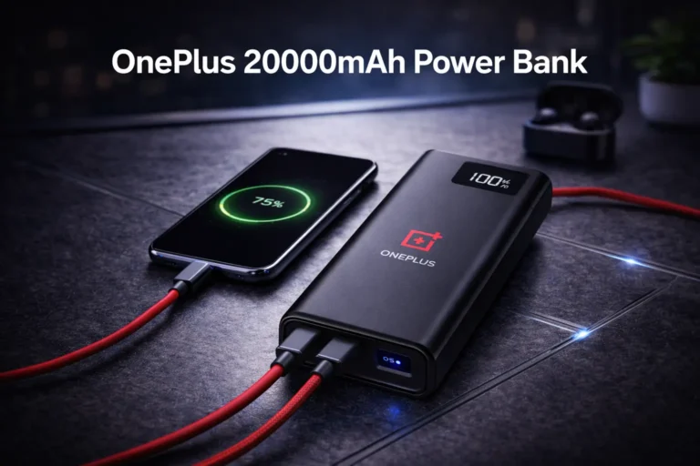 OnePlus Power Bank 2026 model with 10000mAh and 20000mAh capacity options